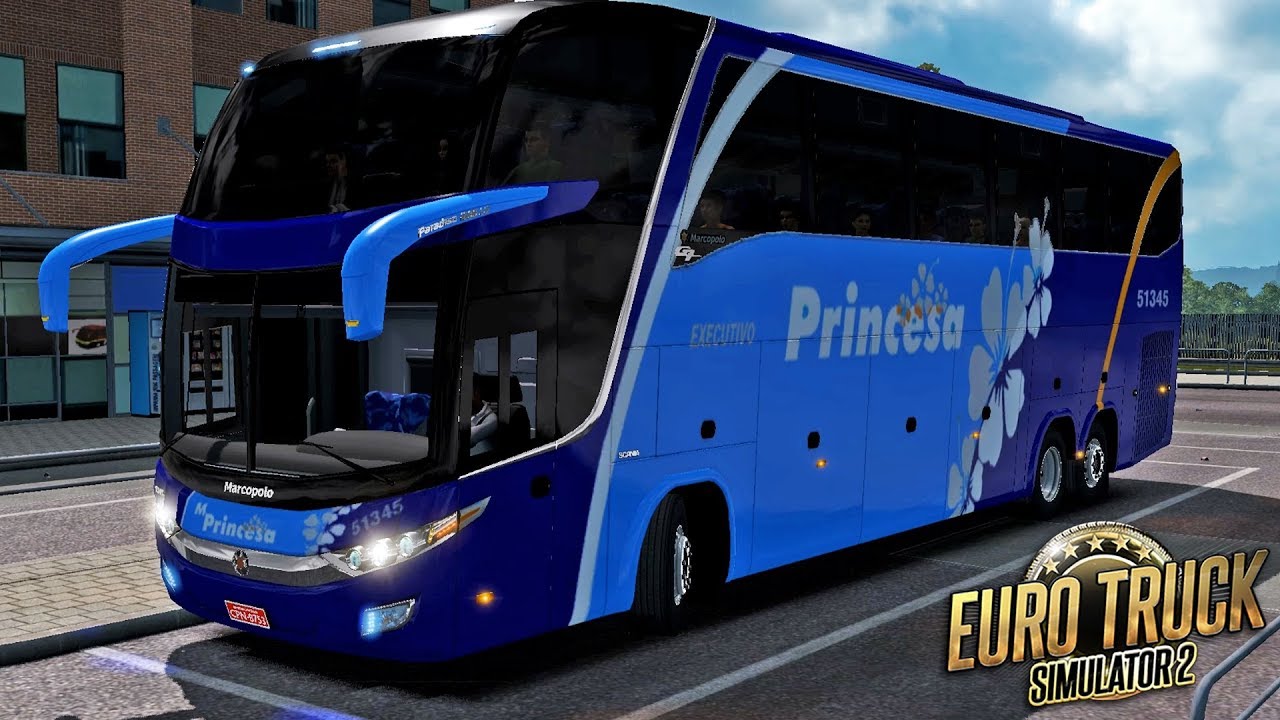 ETS 2 &ndash; MOD BUS | G7 1600 LD | PRINCESA | Curitiba / Uberl&acirc;ndia - Detal+EAA