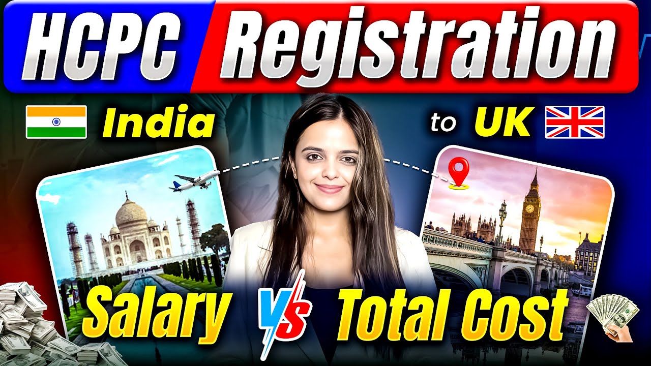 HCPC Registration for Physiotherapist | India to UK | UK Physiotherapist Salary Vs Total Cost