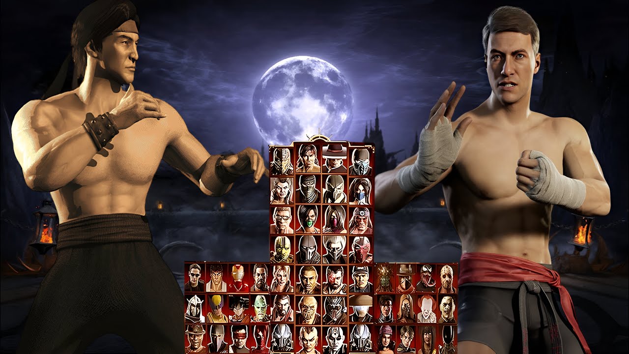 Mortal Kombat 9 Jonny Cage & Liu Kang  MK1 MODS EXPERT Tag Ladder Gameplay @1080p 60ᶠᵖˢ ✔️