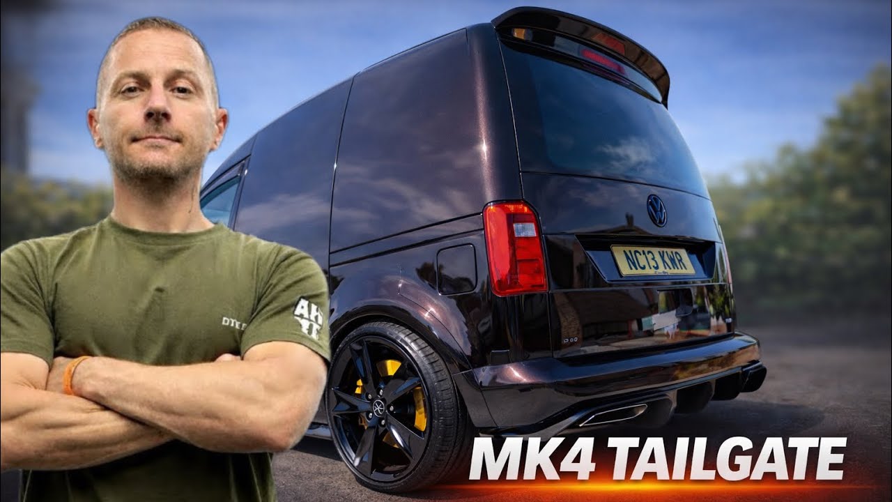 Vw caddy mk4 tailgate swap - genuine all track and more how does it look?
