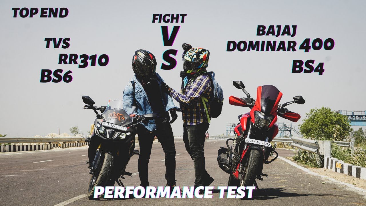 Tvs Apache RR310 Bs6 Vs Bajaj Dominar 400 Bs4 Top End Race | Amazing Battle | Ksc Vlogs