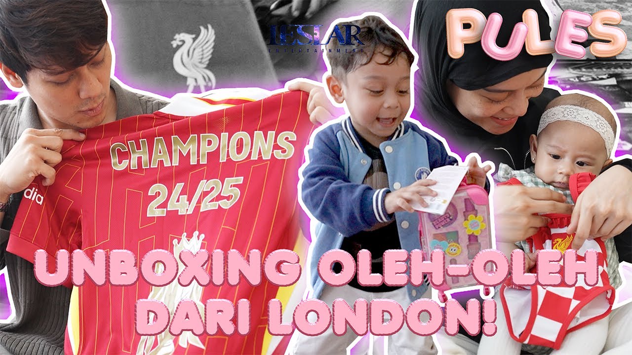 PULES : LUCUNYA LESHIA PAKAI BAJU LIVERPOOL OLEH-OLEH PAPA & BUNDA!