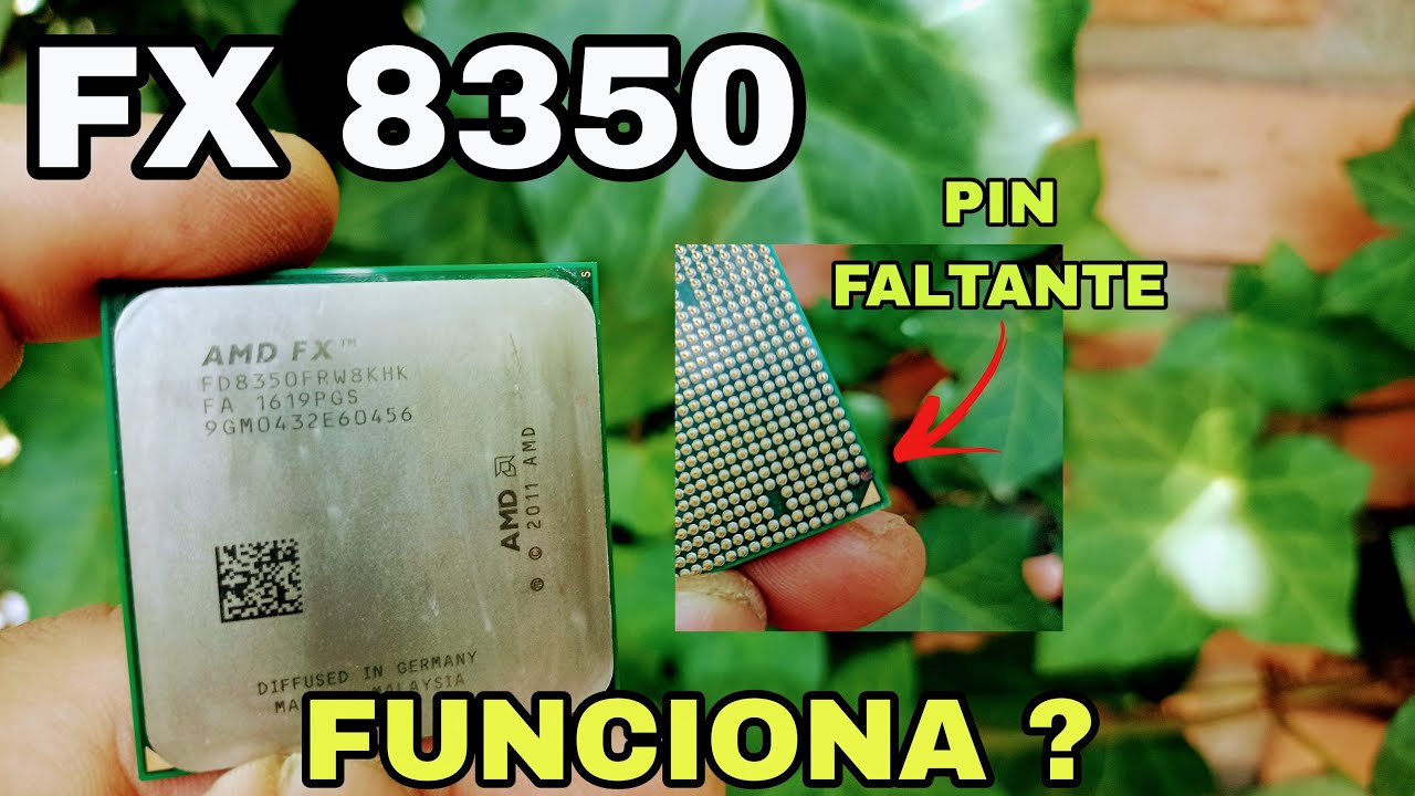👉 Me REGALAN este AMD  FX 8350 Con un PIN Faltante , FUNCIONA ? | Pruebas y Reseña . AMD am3+