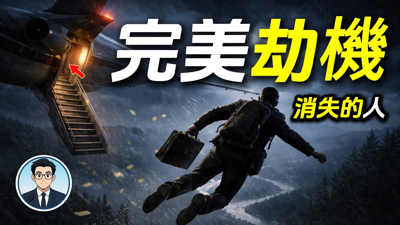 史上最完美的劫機逃脫｜D.B.庫珀：跳進黑夜的人