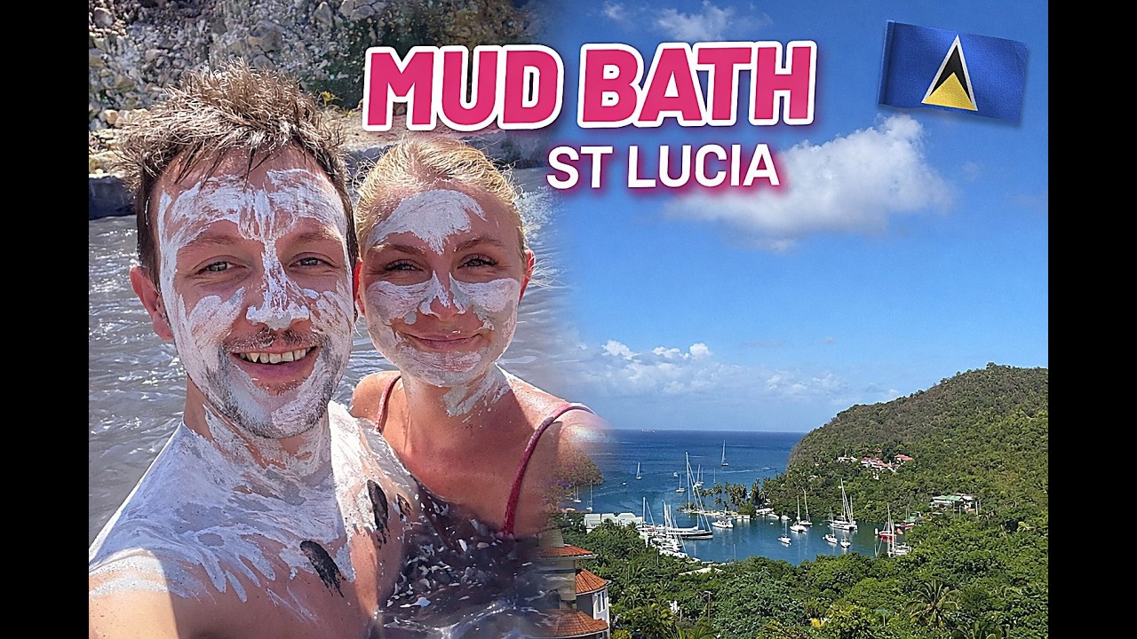 Covered in Volcanic Mud in St Lucia! 🌋😳 | Insta360 Travel Vlog