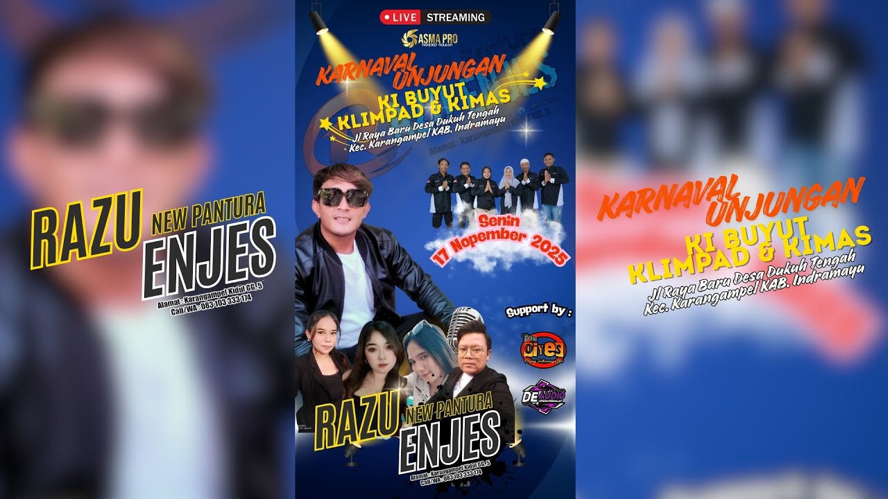 LIVE NEW RAZU ENJES | Jl Raya Baru Desa Dukuh Tengah Kec. Karangampel | 17 NOPEMBER 2025
