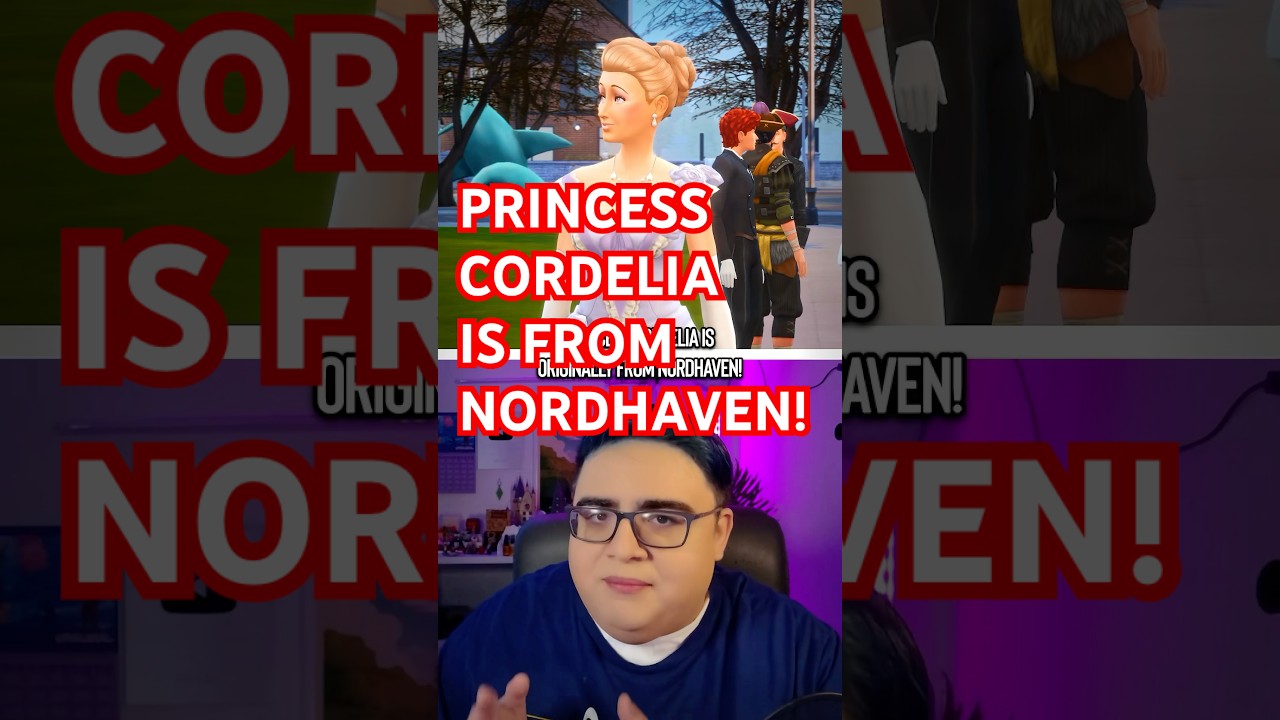 The Sims 4: Businesses & Hobbies Princess Cordelia Reveal! #sims4