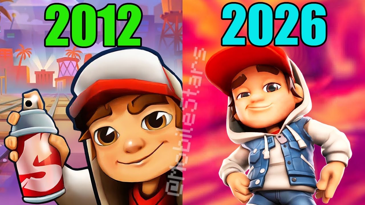 Subway Surfers Evolution 2012–2026 All Versions Compared All Trailers All Animations Best Cartoons