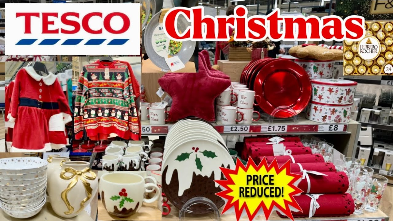 Tesco Christmas 2025 / Christmas Decorations / Home .Tesco Price Reduced . Walking Tour .