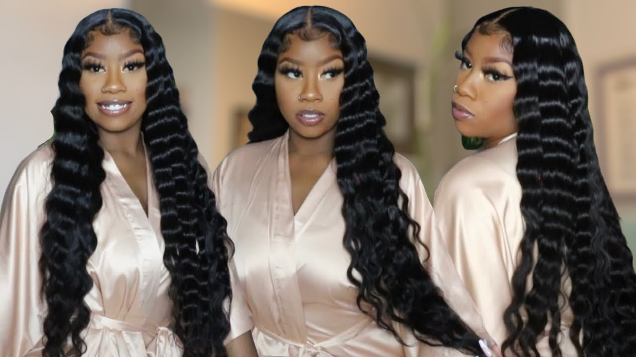 The BEST Ocean Wave Crimping Tutorial On A 28” HD Lace Closure Wig FT UNICE HAIR