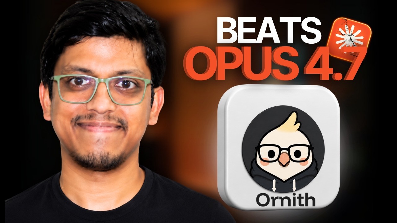 Ornith-1.0 Open Source Model Beats Models 10X Its Size Even Opus 4.7