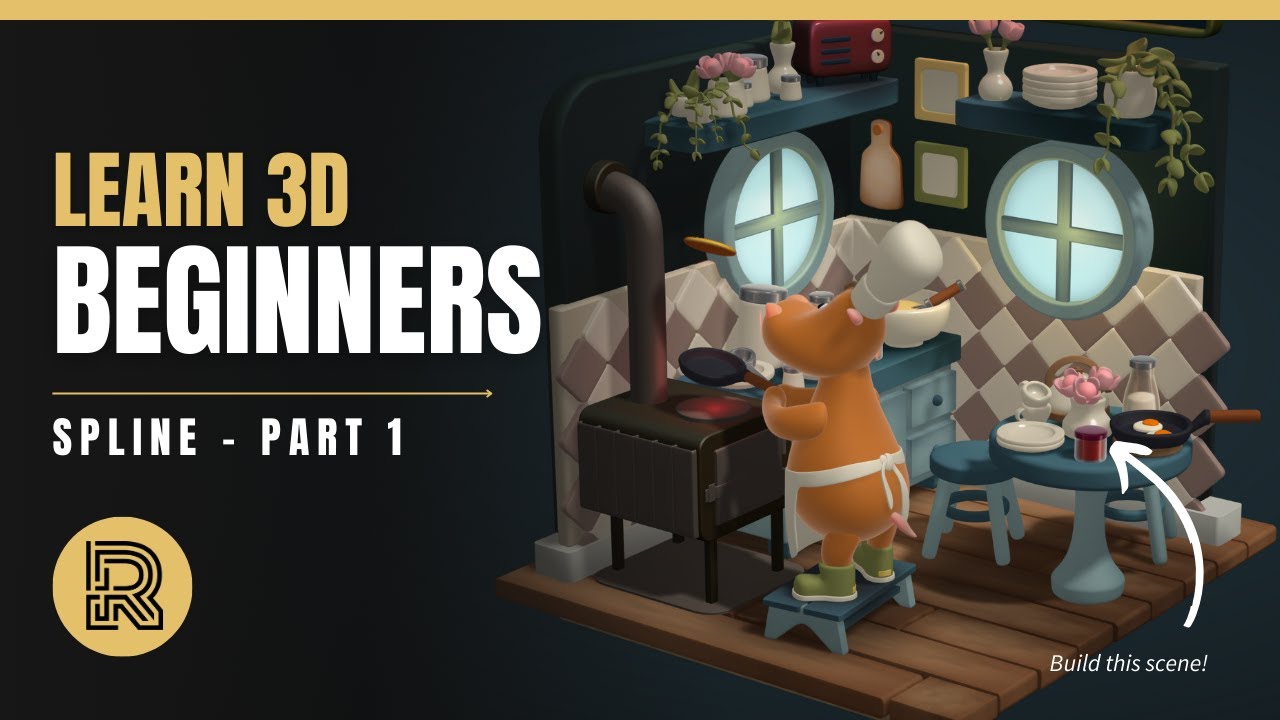 Learn 3D for Beginner's with Spline - Part 1