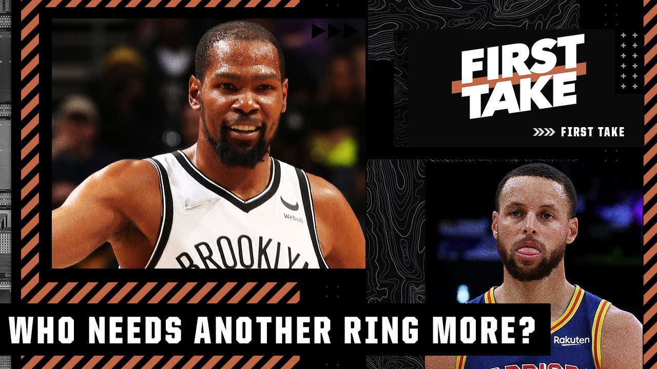 Stephen A.: KD needs another ring MORE than Stephen Curry | First Take