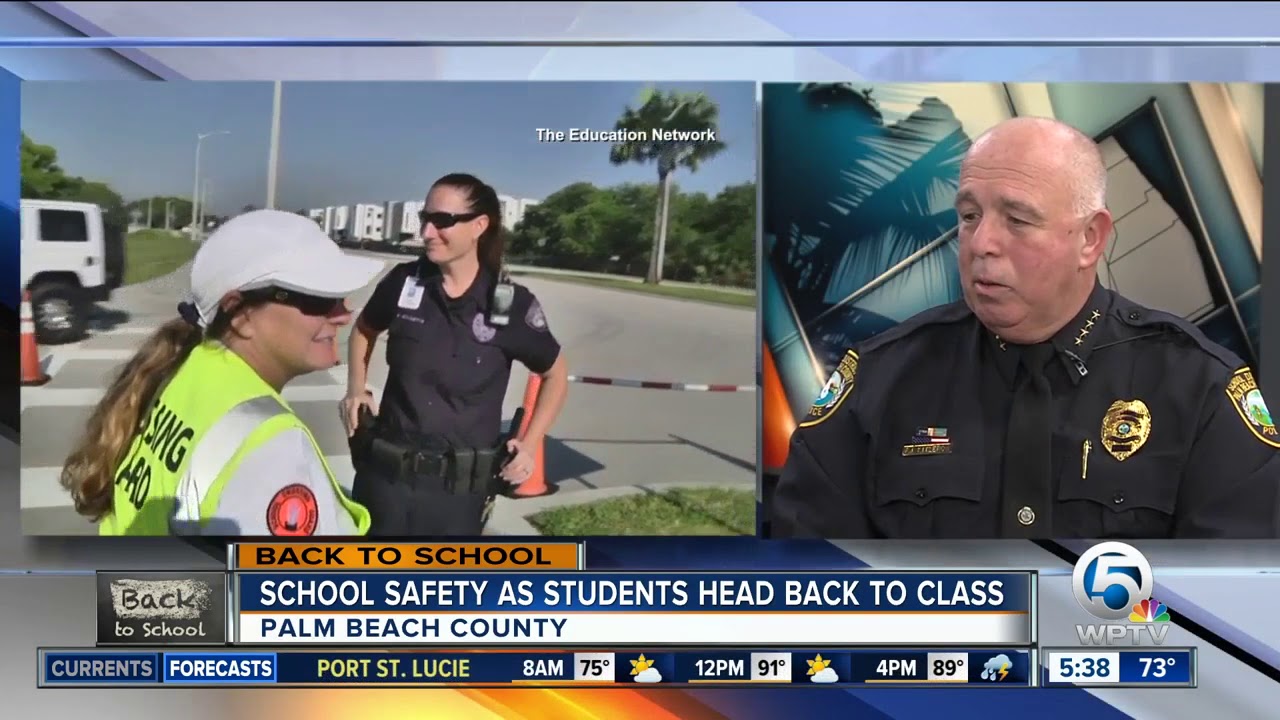 Palm Beach Co. Schools Police Chief Frank Kitzerow talks safety as students head back to class