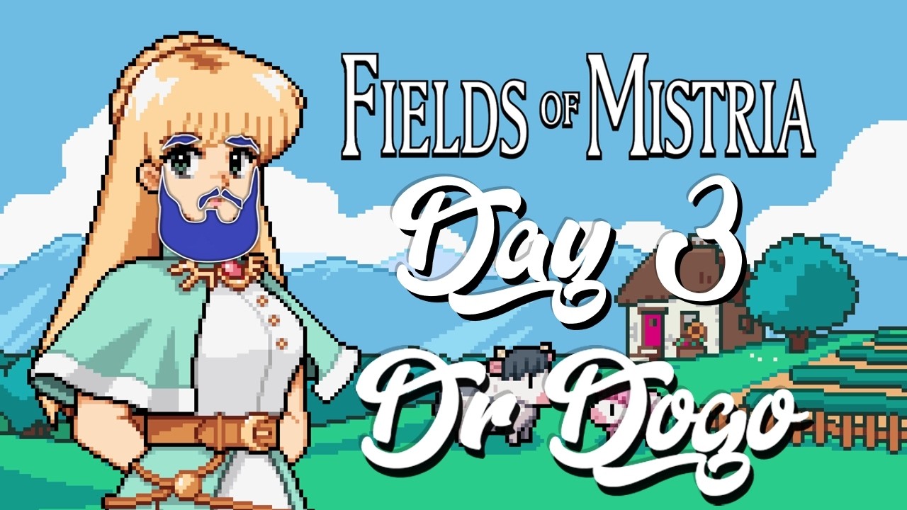 I have no clue what I was doing last so let's go to the mines I guess?? - Fields of Mistria (Day 3)