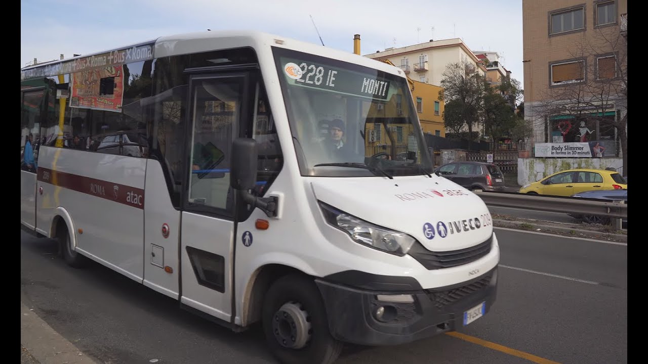 Italy, Rome, bus 228 ride from Staz.ne Trastevere to Portuense