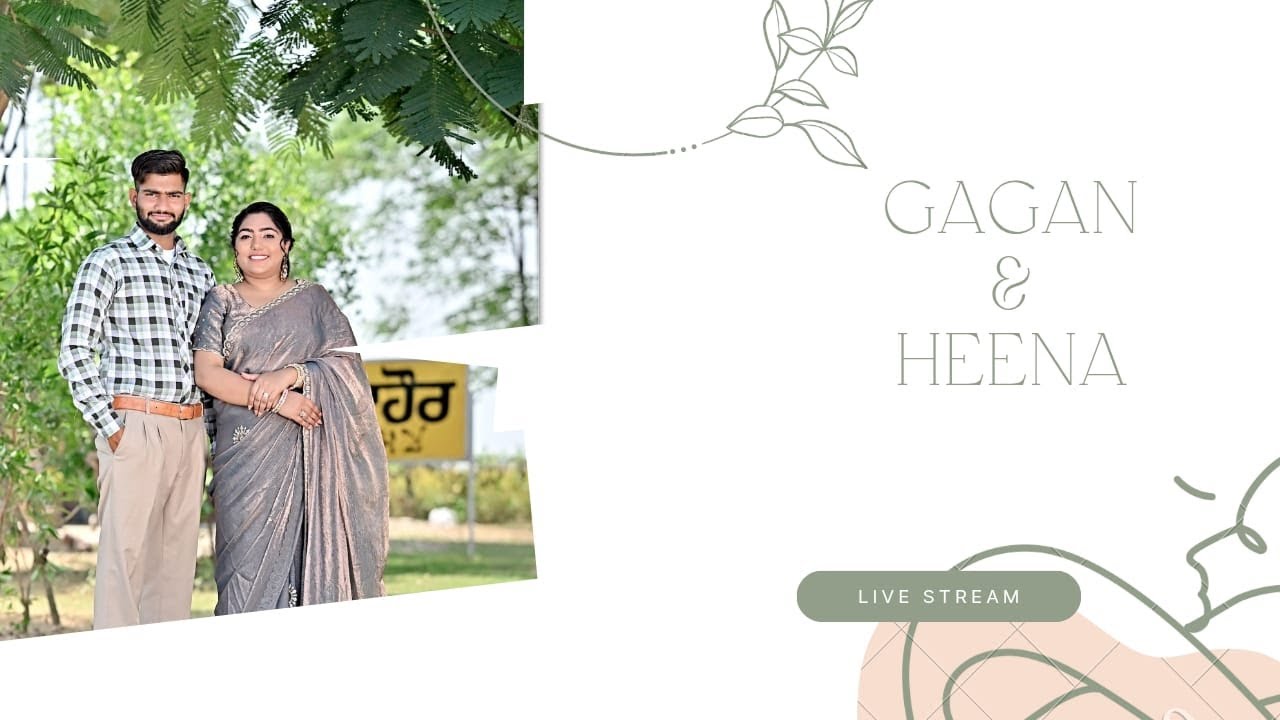 Wedding Cermony || Gagan & Heena || Live By :- Punjab Studio Patiala 98152-48123