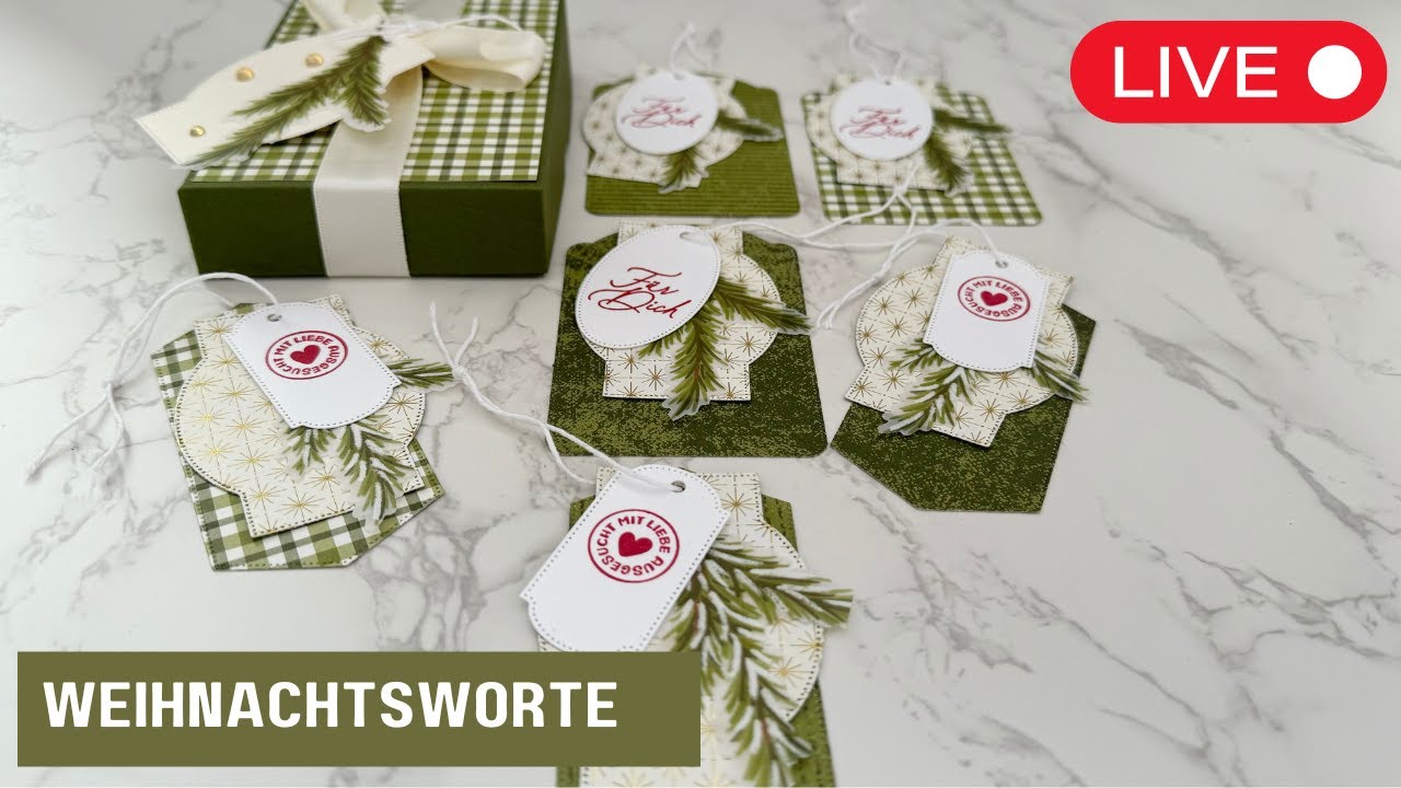 🔴Weihnachtsworte-Anhänger in exklusiver Geschenkbox-online exklusive Produkte