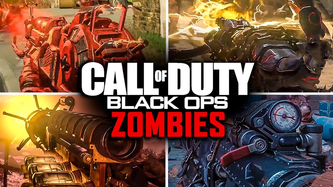 CALL OF DUTY BLACK OPS 4 ZOMBIES - Todas las Armas Especiales en Español Latino 4K 60fps