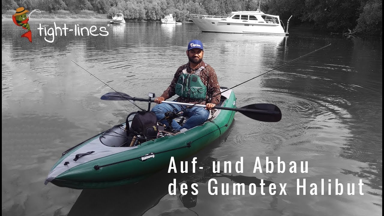 Gumotex Halibut SOT Angelkajak - Aufbau und Abbau