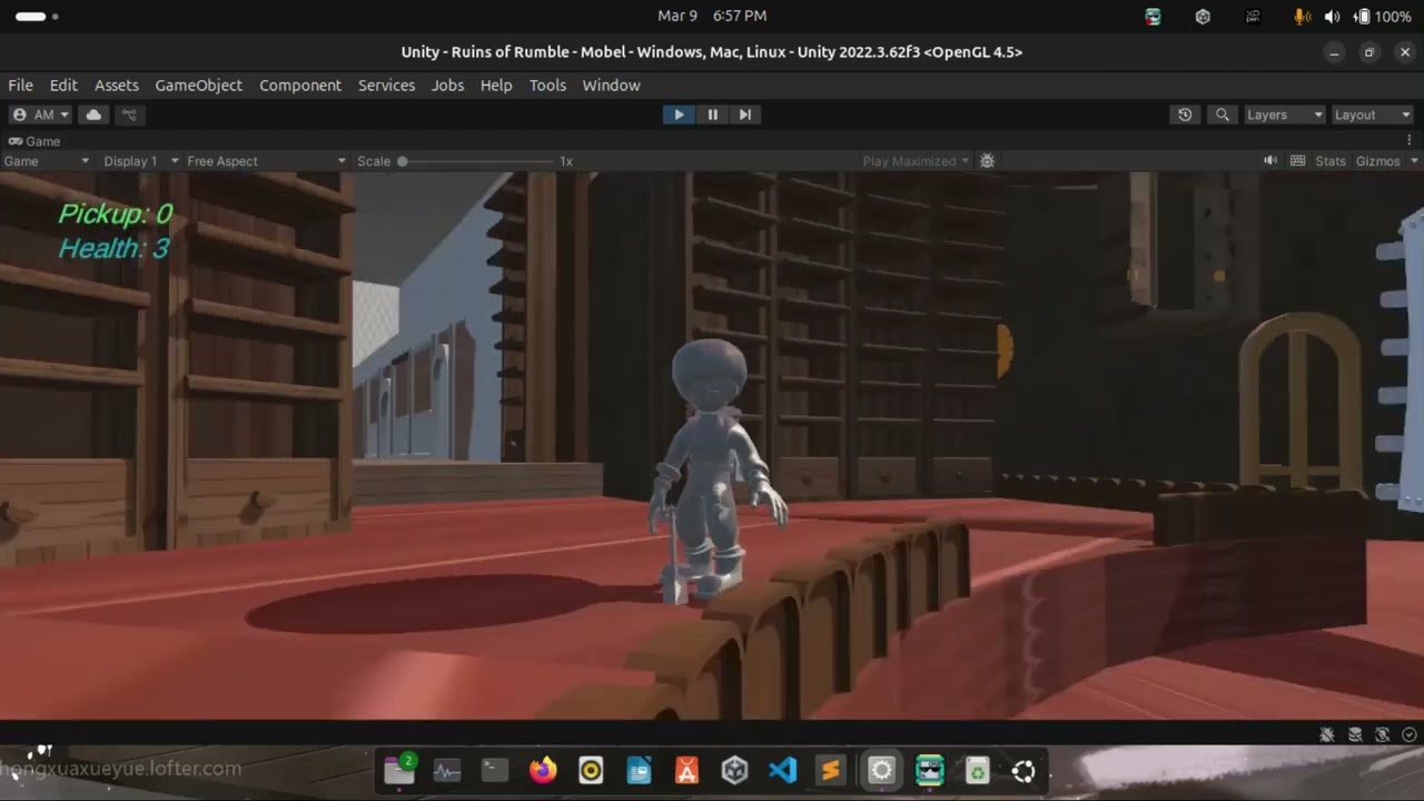 Starting a 3d journey with Unity. Ruins of Rumble