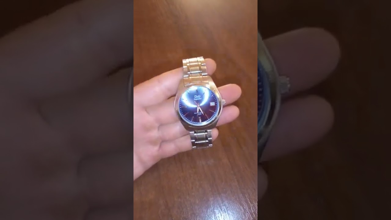 Кварцевые наручные часы Q&Q Superior S286J212Y.Stainless steel. 40mm.