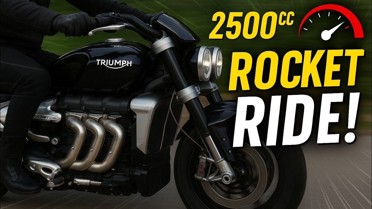 Triumph Rocket 3 2500cc – World's Most Powerful Cruiser Ride! #vipinthehighwaymen