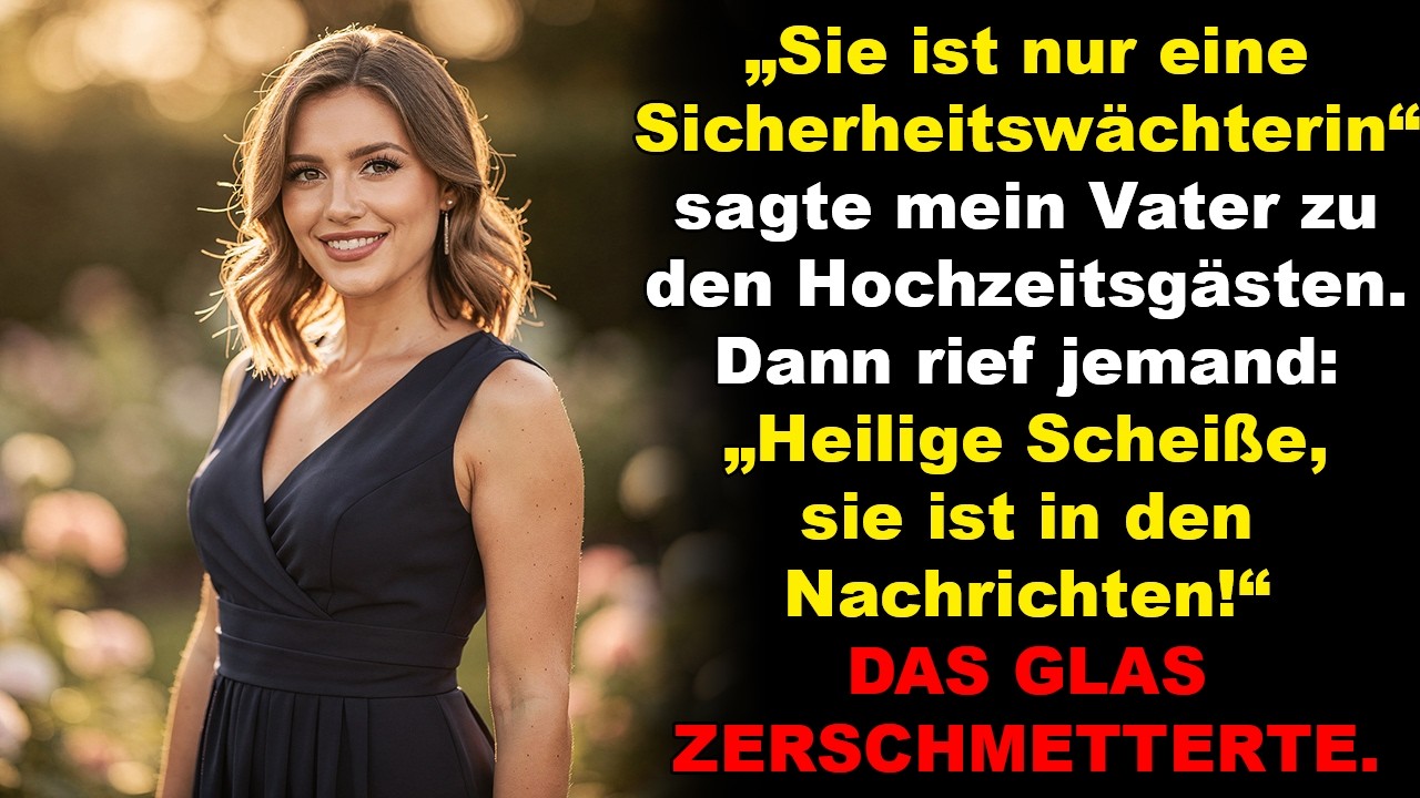 Meine Familie sagte bei der Hochzeit: „Sie ist nur Security“ – bis sie mich im Fernsehen sahen…