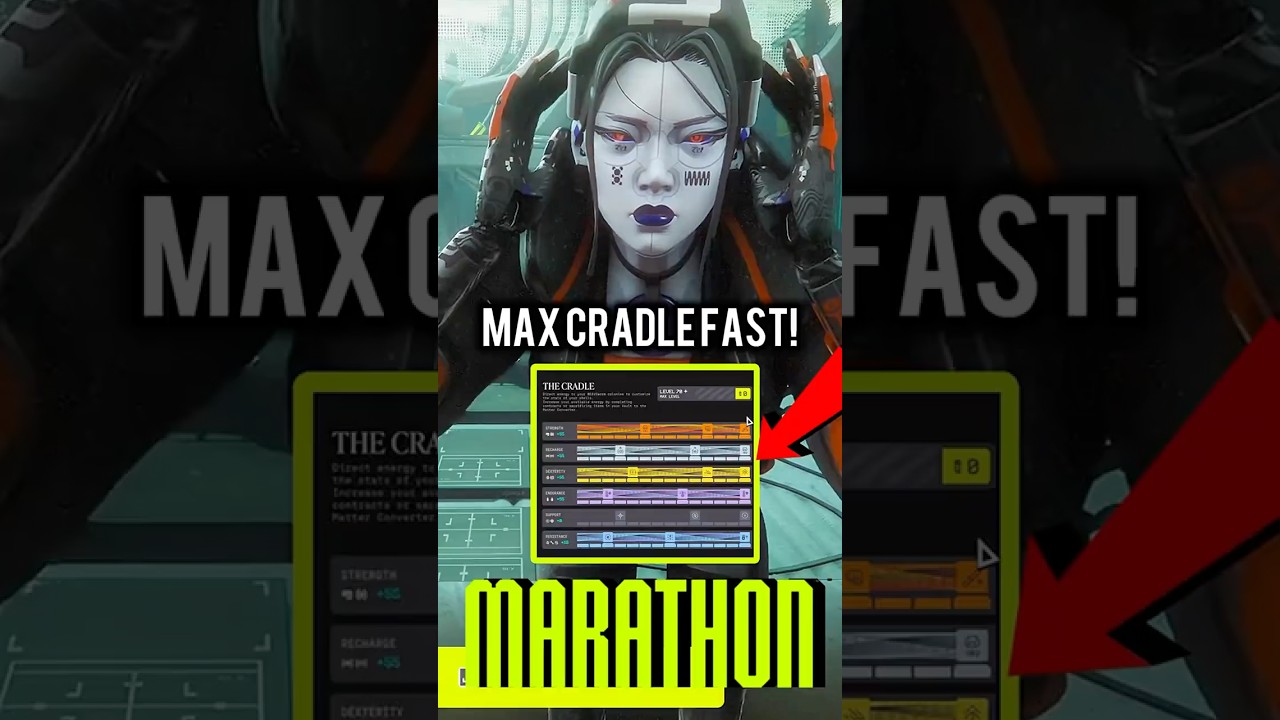 Как быстро прокачать колыбель в Marathon 2 сезон 😮 #Marathon