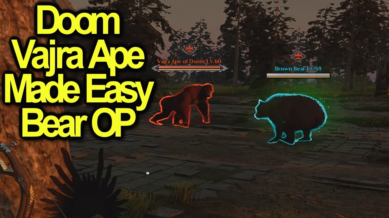 Bear smacks Doom Vajra Ape like a playtoy | Patch 10 Buffs | Soulmask