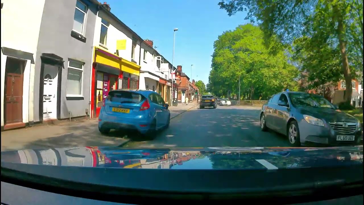 Newcastle under Lyme Test route  London Rd, Campbell Rd, Hanford roundabout