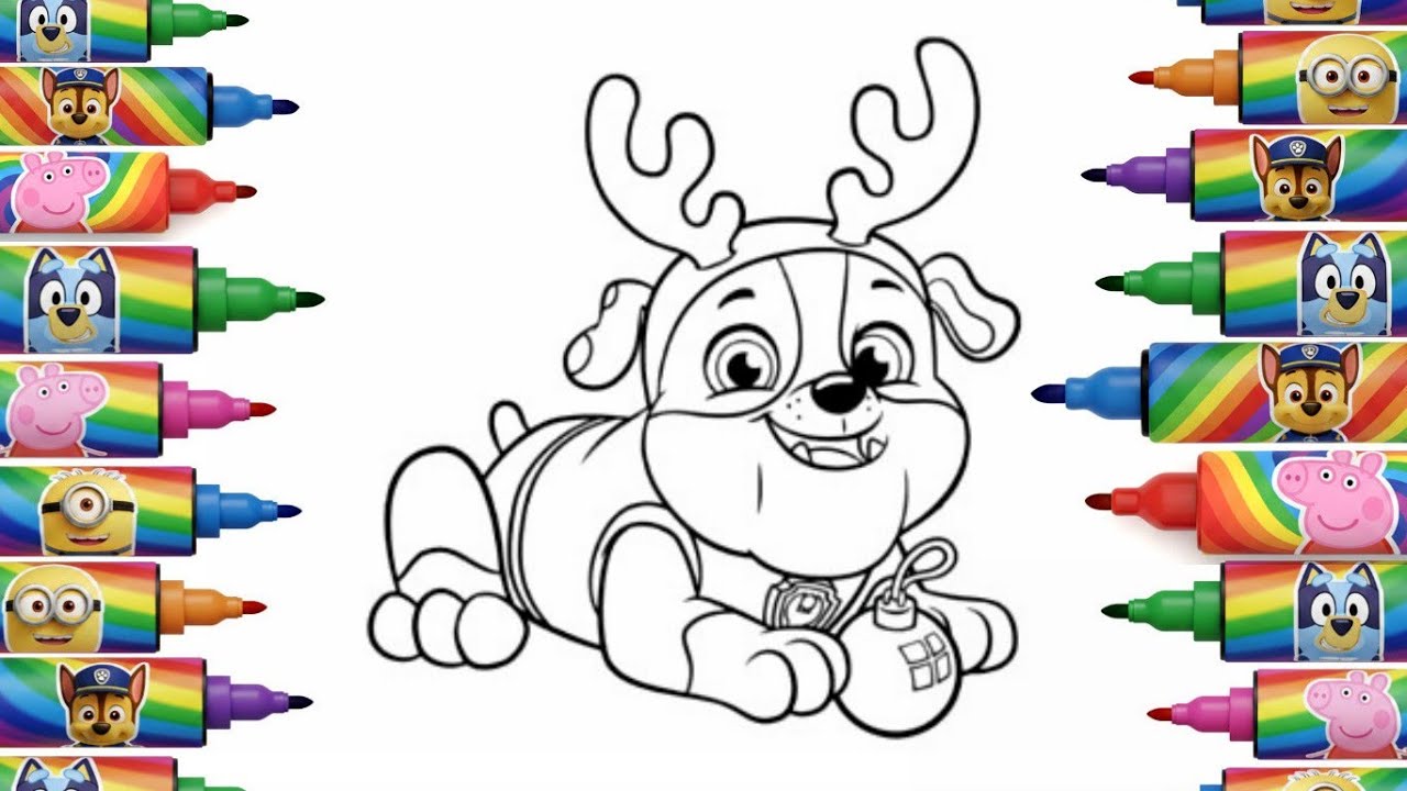 Drawing for Kids Paw Patrol | Cartoon Character Drawing Step by Step