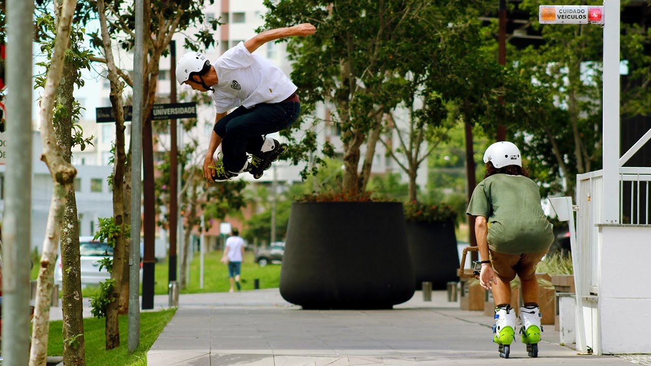 Rolê urbano com os patins Fila NRK