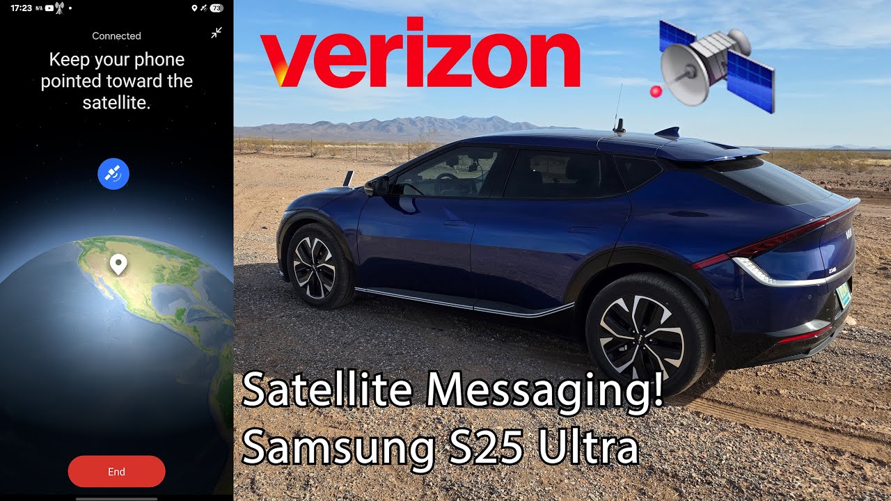 Verizon Satellite Messaging is Live! 🛰️ Real World Test in Rural New Mexico 🏜️