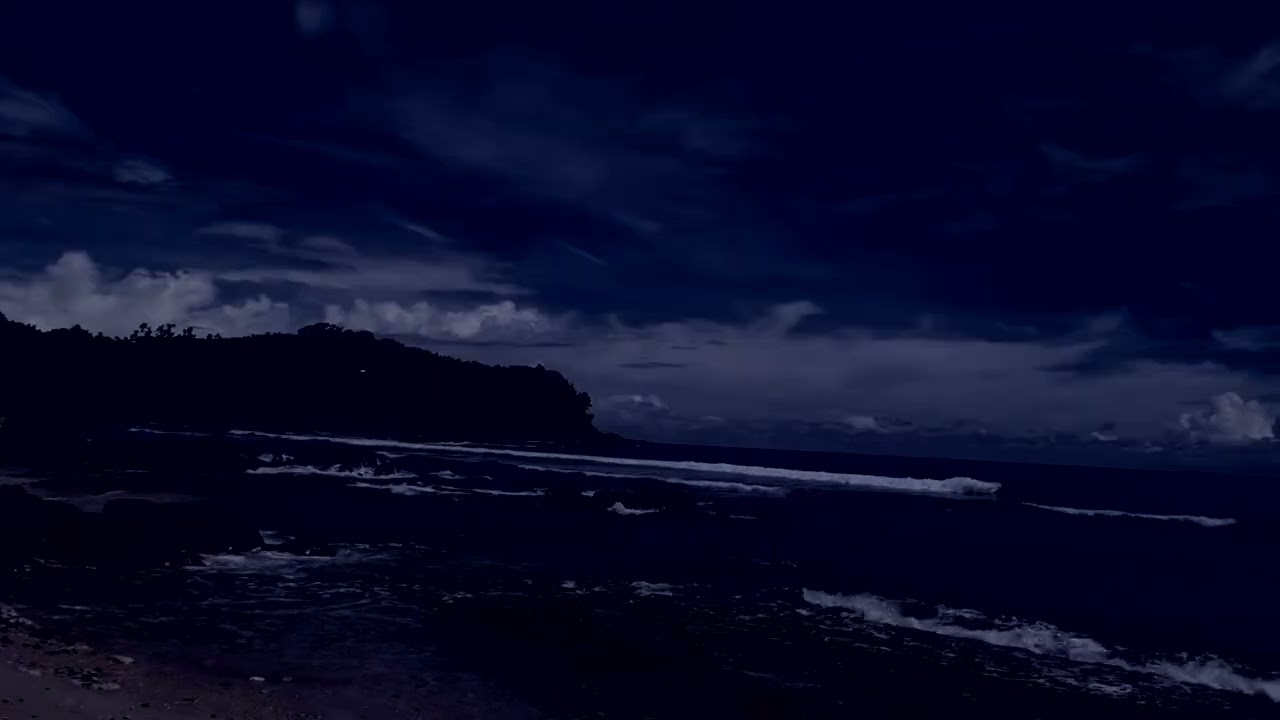 Deep Blue Ocean Waves for Sleep | A Calm Ocean Cradling Your Dreams