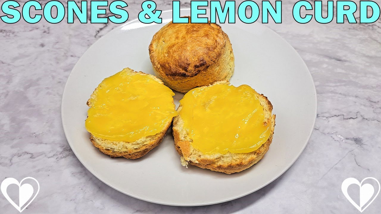 Scones & lemon curd  Recipe Tutorial #scones #lemoncurd #recipe