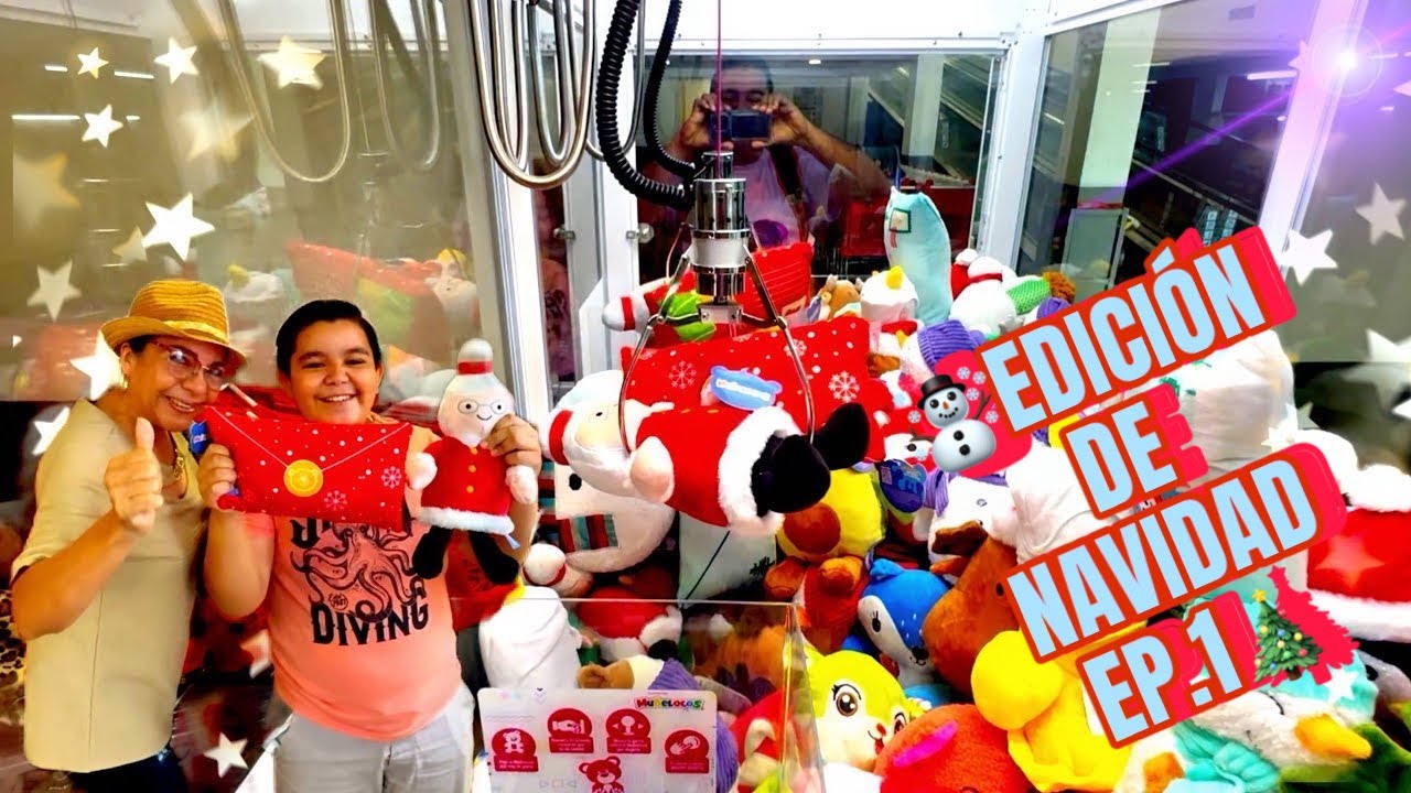 🎄MÁQUINA DE PELUCHES EDICIÓN DE NAVIDAD 2024 EP.1🎅🏻 #muñelocos #maquinadepeluches #arcade