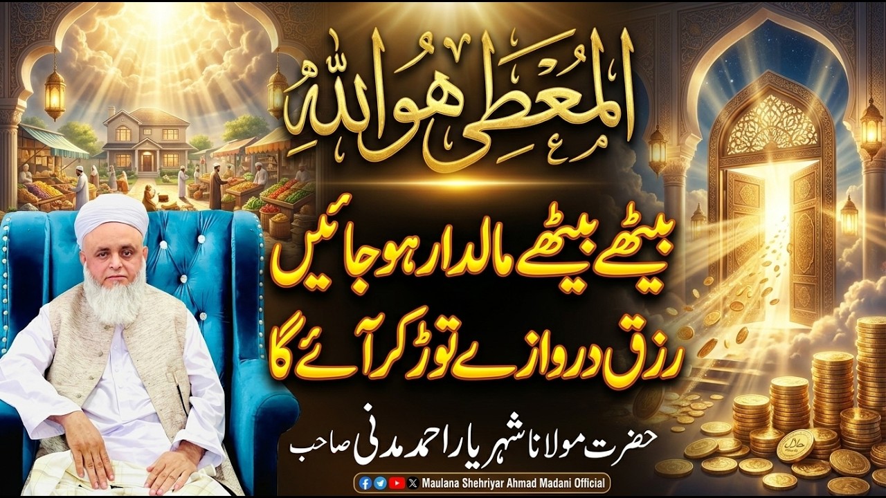 المعطی ھو اللّٰہ ||بیٹھے بیٹھے مالدار ہوجائیں  | رزق دروازے توڑ کر آۓ گا