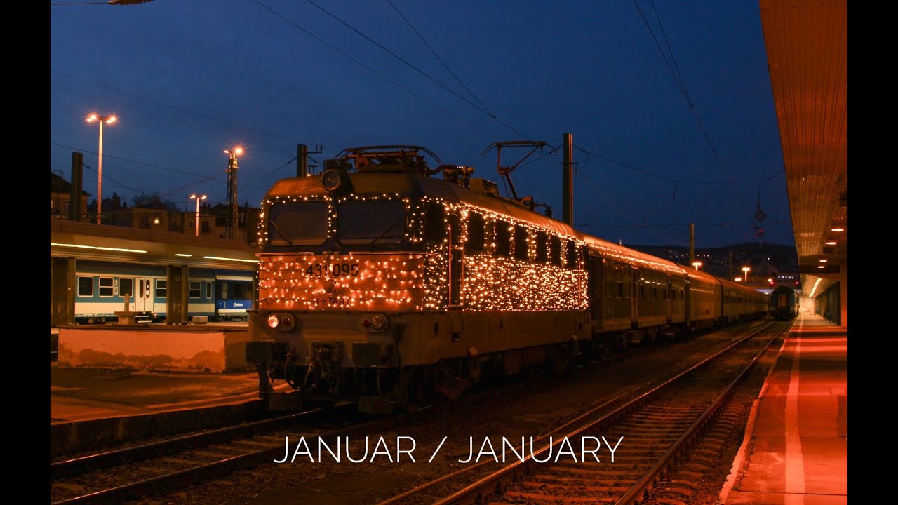 Vlaky / Trains Januar / January (HU) (SK) 2025