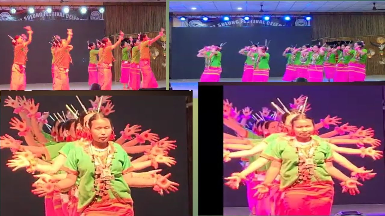 Ikem Tatin & Party From Govt. IGJ Higher Secondary School Pasighat  Presented Solung Dance.