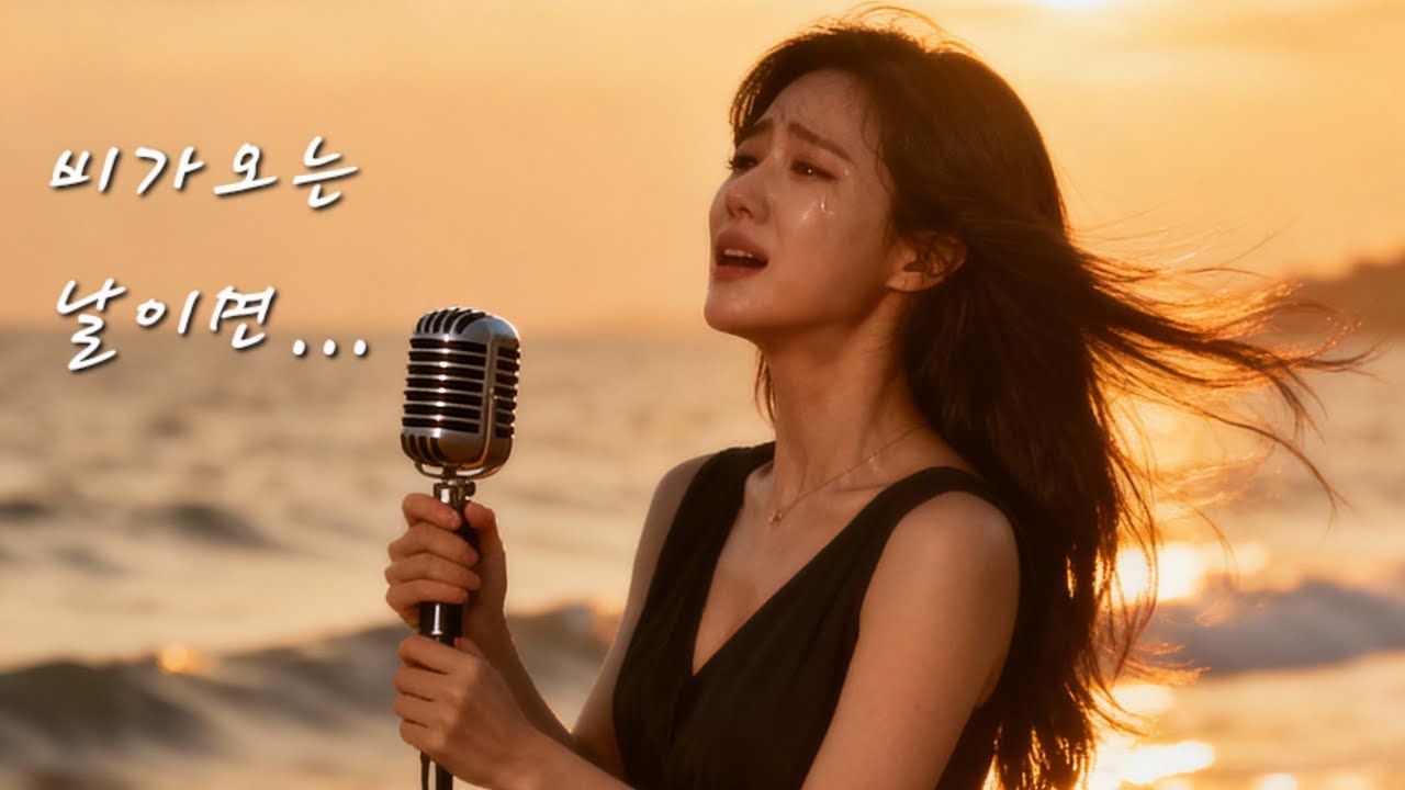 비가  오는 날이면(AI 락발라드 Full Ver. )
