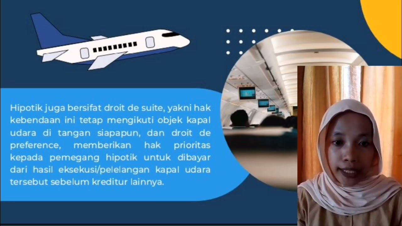 Tugas video mata kuliah hukum jaminan dengan tema hipotik kapal udara 