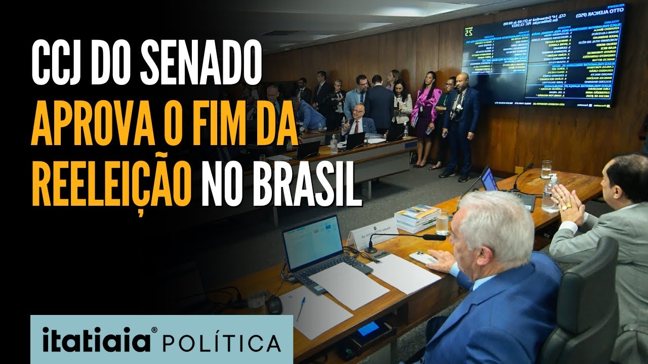 CCJ DO SENADO APROVA PROJETO QUE PREV&Ecirc; O FIM DA REELEI&Ccedil;&Atilde;O PARA PRESIDENTES, PREFEITOS E GOVERNADORES