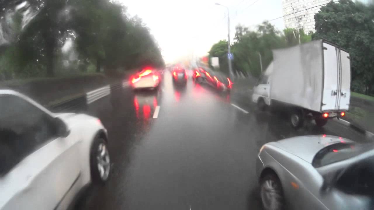 F800R Raining motoway (07.06.2014)