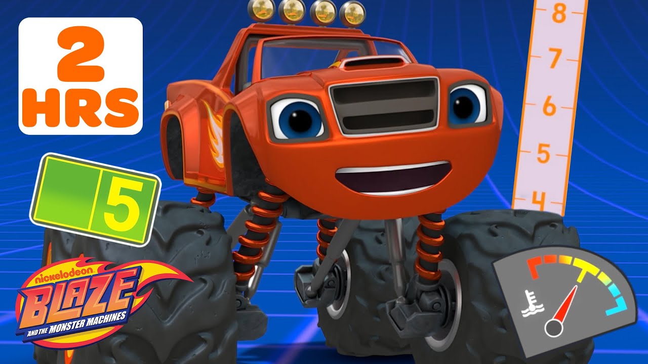 Blaze Uses STEM on Rescue Missions and Adventures! 📏 | 2 Hours | Blaze and the Monster Machines