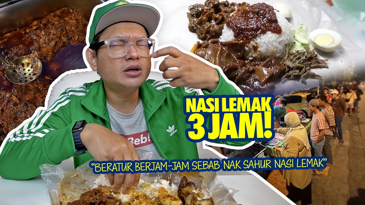 Nama Je NASI LEMAK 3 JAM, Tapi Tak Sampai 2 Jam Dah Habis!