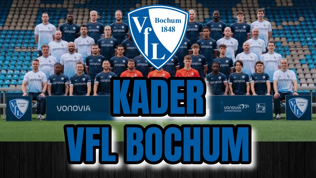 VfL Bochum 2. Bundesliga Kader Übersicht Saison 2025/2026