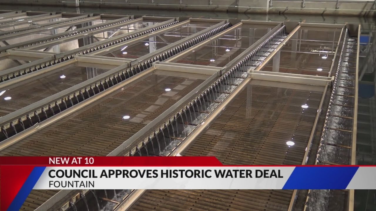 City of Fountain signs agreement with Security Water District