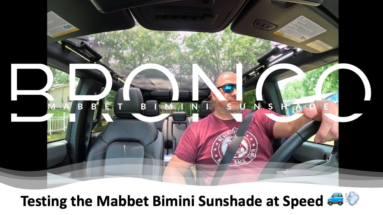 Testing the Mabbet Bimini Sunshade at Speed 🚙💨