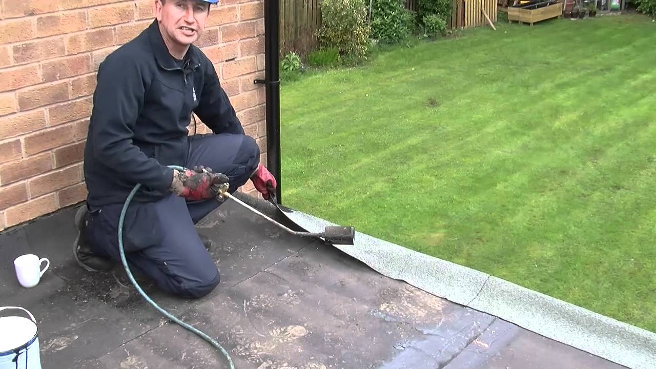 Welted drip on a flat roof | Dalton Roofing Hints and Tips